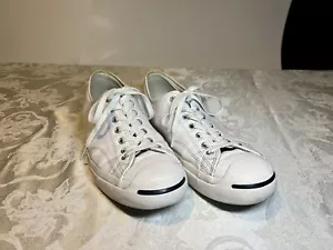 Zapatos de cuero sintético Converse Jack Purcell Ox de parte superior baja 1S961 blancos B - Imagen 1 de 16