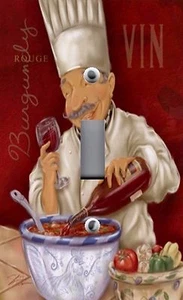 Cubiertas de placa y salida de interruptor de luz COCINA TOSCANA CHEF COCINA con VINO - Imagen 1 de 26
