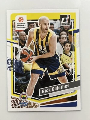 2023-24 Donruss Euroleague #74 Nick Calathes Fenerbahce Beko Istanbul Card - Image 1 of 2