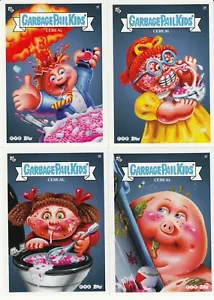 SET COMPLETO SCHEDA CEREALI 2019 TOPPS GARBAGE PAIL KIDS FYE 4 ADAM BOMB 1A SERIE - Foto 1 di 2