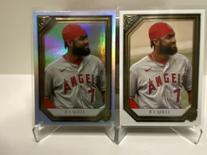 JO ADELL Novato RC 🙂 Lámina Arco Iris #95 Ángeles ️2021 Galería Topps + Tarjeta Base ️ - Imagen 1 de 6
