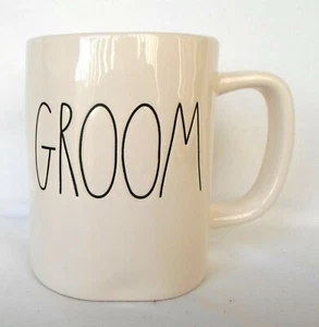 TAZA DE CAFÉ RAY DUNN GROOM 16 OZ REGALO DE BODA CERÁMICA colección artesanal magenta - Imagen 1 de 3