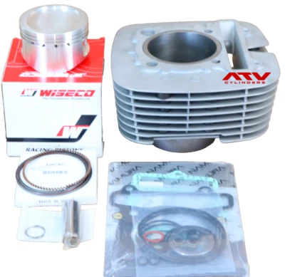 Jarra de cilindro original Yamaha Big Bear Kodiak 400 pistón juntas de extremo superior Wiseco Foto 1 de 4