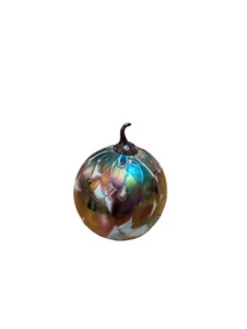 Fenton Carnival Glass Christmas Ball Ornament READ - Picture 1 of 6