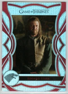 GAME OF THRONES THE COMPLETE SERIES THE CAST C1 INSERT EDDARD STARK - Picture 1 of 2