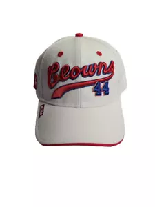 Vintage Indianapolis Clowns Negro League Baseball Hat NLBM White Baseball Cap - Picture 1 of 9