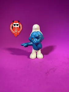 Figura de colección Pitufo apuntando y riendo 20011 Jokey Pitufos Peyo GD05 - Imagen 1 de 3