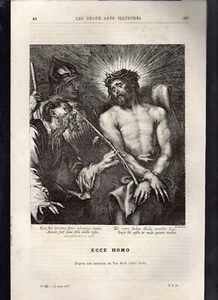 LES BEAUX ARTS ILLUSTRES N°43 1877 Raphael Sanzio jardins suspendus de Babylone - Picture 1 of 1