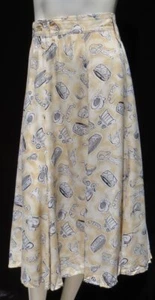 Vintage DESERT WEST by Sherry Holt USA women’s M Western Rodeo Flared Midi Skirt - Picture 1 of 6