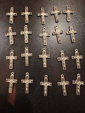 Rare Lot 20 Belles Petites Croix  Anciennes Crucifix French Antique Cross