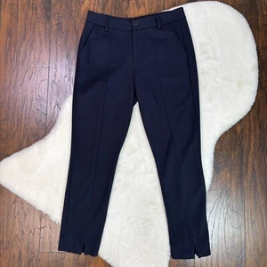 Cabi Agency Trouser Pants 6 Navy Blue Ponte Knit Slim Ankle Stretch Women's - Picture 1 of 11