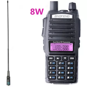 Baofeng UV-82 8W Walkie Talkies Dual Band VHF/UHF Two-Way Radios NA-771 Antennas - Picture 1 of 9