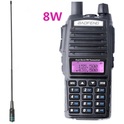 BaoFeng UV-82 8W Dual Band VHF/UHF Two-Way Radios Walkie Talkie NA-771 Antennas - Image 1 of 4