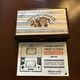 Nintendo Donkey Kong II Multi-Screen Game and Watch 1983 JR55