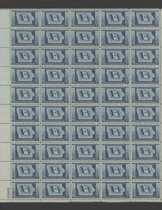 1946 US Scott #942, 3c Iowa Statehood, Sheet of 50 MNH - Picture 1 of 1