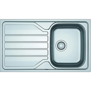 Franke Flash Reversible Stainless Steel Kitchen Sink & Drainer Single Bowl - Picture 1 of 3