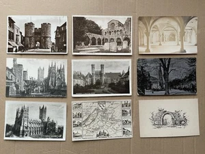 16 Canterbury Postcards - Picture 1 of 4