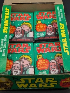 1x 1977 TOPPS STAR WARS SERIES 4 UNOPENED PACK DARTH VADER C3PO POSSIBLE ERROR - Picture 1 of 2