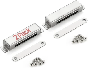 Cabinet Door Magnets, 90Lbs Strong Magnetic Door Catch, Heavy Duty Magnet Latch, - Picture 1 of 12