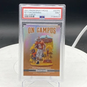 PSA 9 2021 Prizm Draft Picks ON CAMPUS Case Hit SSP Peyton Manning MINT #OCPM - Picture 1 of 2