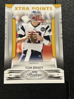 2009 Playoff Prestige Tom Brady Xtra Points Gold /250 - Image 1 of 3