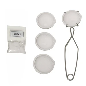 Djcoolbe 4PCS 2.76"Ceramic Quartz Crucible Bowl Dish Cup for Melting Gold Sil... - Picture 1 of 9