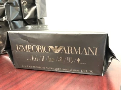 Eau De Toilette Spray MEN EMPORIO ARMANI HE por GIORGIO ARMANI 1,7 FL oz / 50 ml  Foto 1 de 4