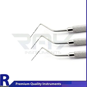 Juego de 3 sondas de perio William sondas dentales periodontales instrumentos recubiertos de color - Imagen 1 de 3