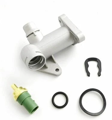 Aluminum coolant flange suitable for 2000-2005 Volkswagen Passat B5 models - Image 1 of 4