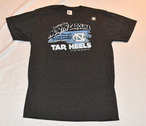 Bay Island Sportswear North Carolina Tar Heels 2017 National Champions Shirt 6x - Picture 1 of 6