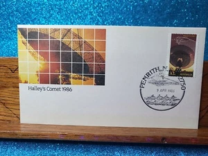 First Day Cover📮1986 (33c) Halley's Comet 📮Penrith NSW - Picture 1 of 2