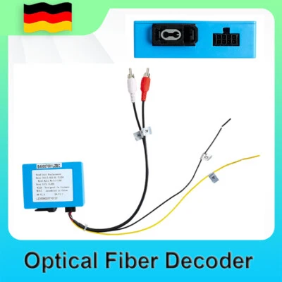 Per Mercedes Benz CL/SLK/CLS/E/S autoradio decoder fibra ottica più scatola - Immagine 1 di 4