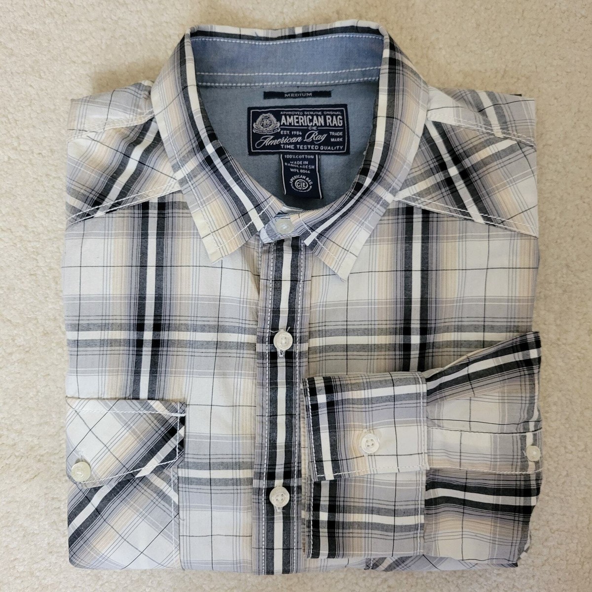 American Rag Cie Size M White Shirts for Men for sale | eBay American Rag Cie Size M White Shirts for Men for sale | eBay