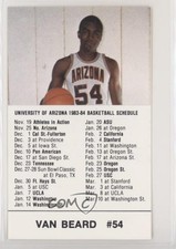 1983-84 Arizona Wildcats Police Van Beard #54