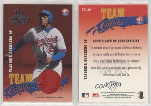 2003 Donruss Champions Team Colors Materials /200 Vladimir Guerrero #TC-30 HOF