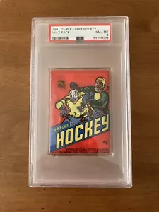Read MINT 1981 OPC HOCKEY WAX PACK PSA 8 - UNDERGRADED GRETZKY MESSIER COFFEY - Picture 1 of 5