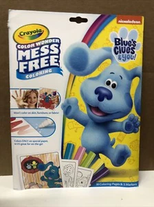 Crayola Nickelodeon Color Wonder Mess Free Blues Clues & You Color Pages New - Picture 1 of 1