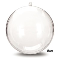 Fillable Clear Hanging Ball Wedding Party Candy Box Ornament Bauble Decor Gift