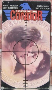 3 Days Of The Condor VHS Tape Robert Redford - Picture 1 of 10