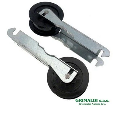 KIT 2 PZ TENDICINGHIA CON SQUADRETTA STAFFA LAVATRICE CANDY 06017597 ORIGINALE