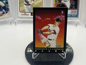 1991 Fleer Will Clark Baseballkarte San Francisco Giants #2 von 12 - Bild 1 von 4