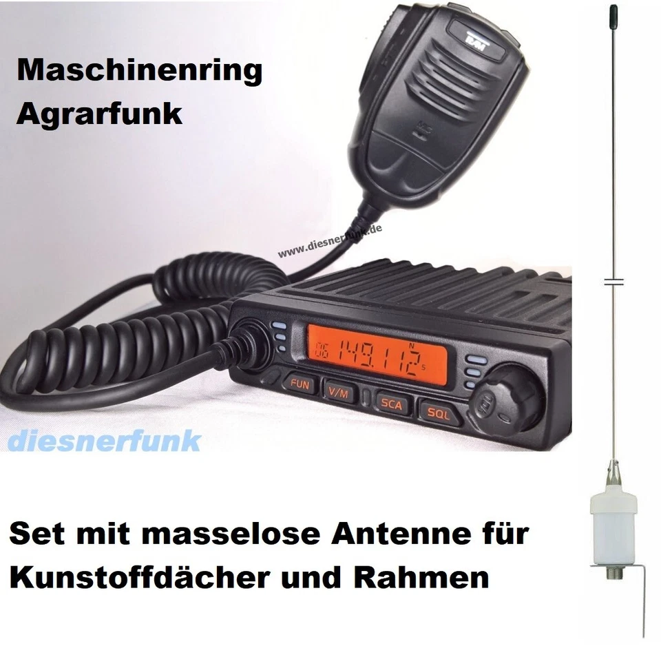 TEAM MiCo VHF Betriebsfunkgerät - Schwarz (PR8128)