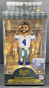 🏈DAK PRESCOTT FUNKO GOLD 5” Pop NFL Premium Vinyl Figure Dallas Cowboys🏈 - Picture 1 of 6