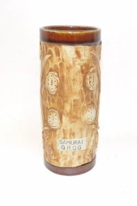 Taza Tiki Vintage Samurai Grog Espada Diseño Cacahuete - Imagen 1 de 3