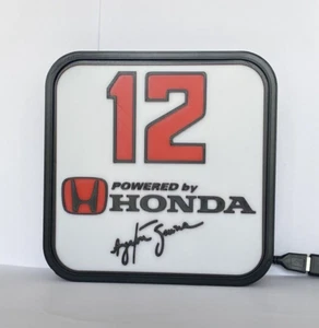 Firma Ayrton Senna n. 2 - Insegna illuminata LED alimentata USB - Formula 1 - Foto 1 di 7