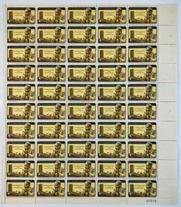 Scott #1203 - 1962 Dag Hammerskjold Sheet of 50 US 4¢ Stamps MHN - Picture 1 of 1