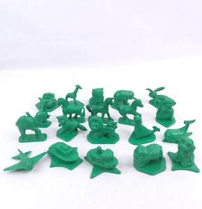 Tupperware Busy Blocks Green Animal figure toy figurine Vintage Bulk LotA - Picture 1 of 3