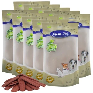 10 kg Pferdefleisch Streifen Hundesnack fettarm Training Kauspaß Hunde Lyra Pet® - Bild 1 von 7