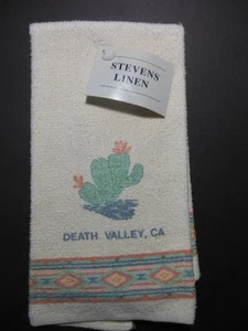 NWT DEATH VALLEY, CA Souvenir terry towel - CACTUS design - NEW - Picture 1 of 2