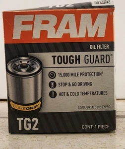 FRAM Tough Guard TG2 FRAM, TG2, Oil Filter NEW - Picture 1 of 6
